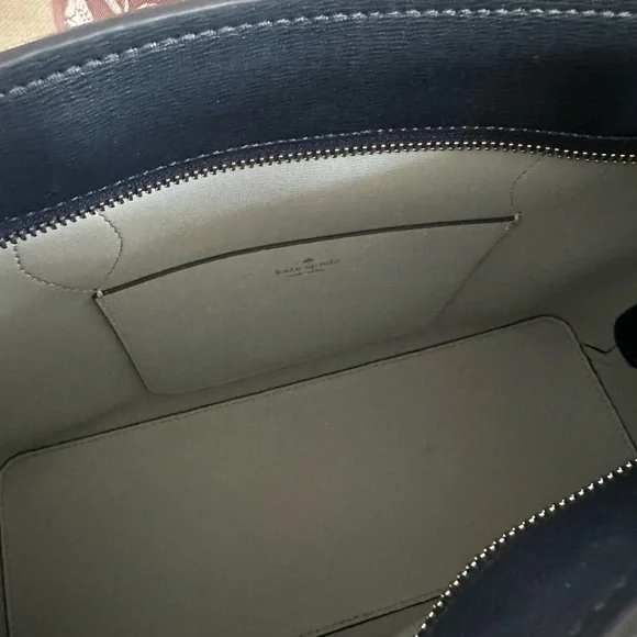 Kate Spade Navy and Cream Striped Purse - Picture 4 of 11